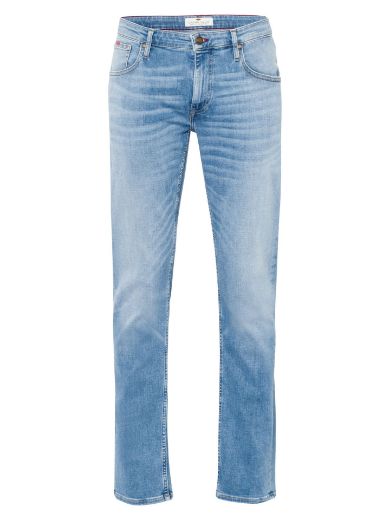 Bild von Tall Herren Jeans Damien Slim Fit Regular Waist Straight L36 & L38 Inch, light blue