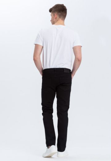 Picture of Tall Men Jeans Damien Slim Fit L36 & L38 Inches, black