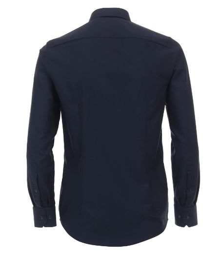 Picture of Tall Business Shirt Modern Fit Tone-on-Tone Structured Fabric Extra Long Sleeve 72 cm