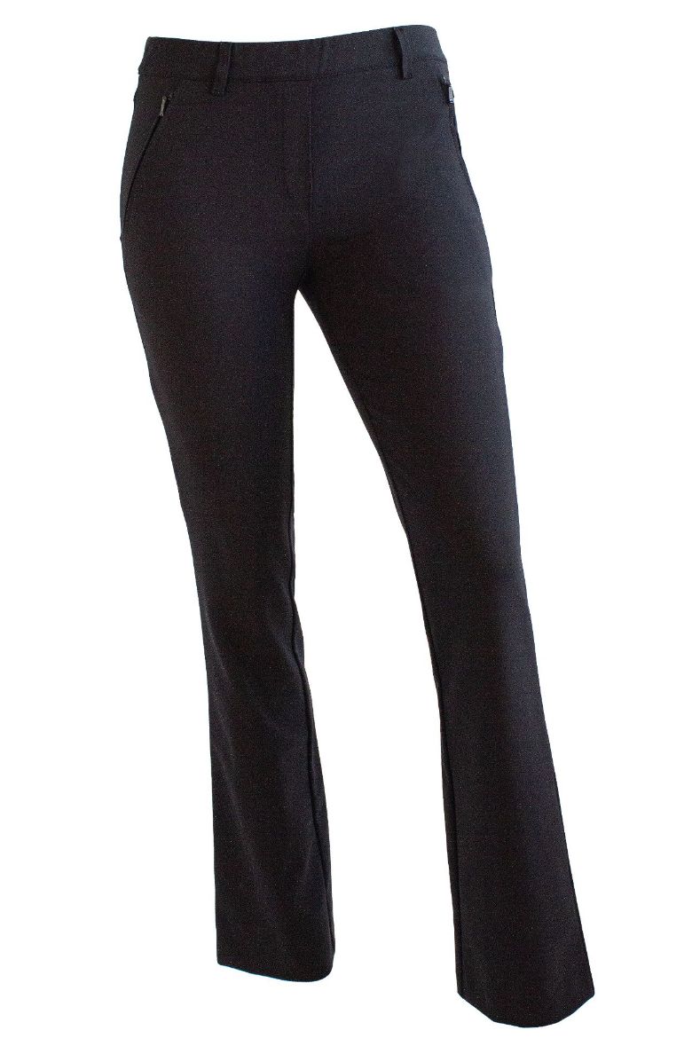 Picture of Tall Women Pull-on Trousers Janna Flare L38 Inch, black