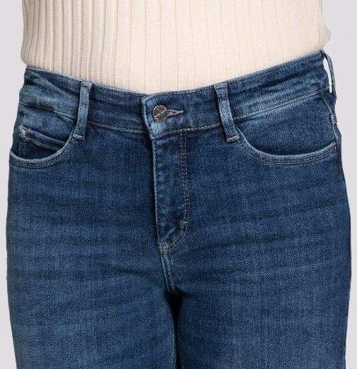 Image de Tall MAC Dream Wide Jeans Jambe Large Longueur 36, bleu foncé lavé