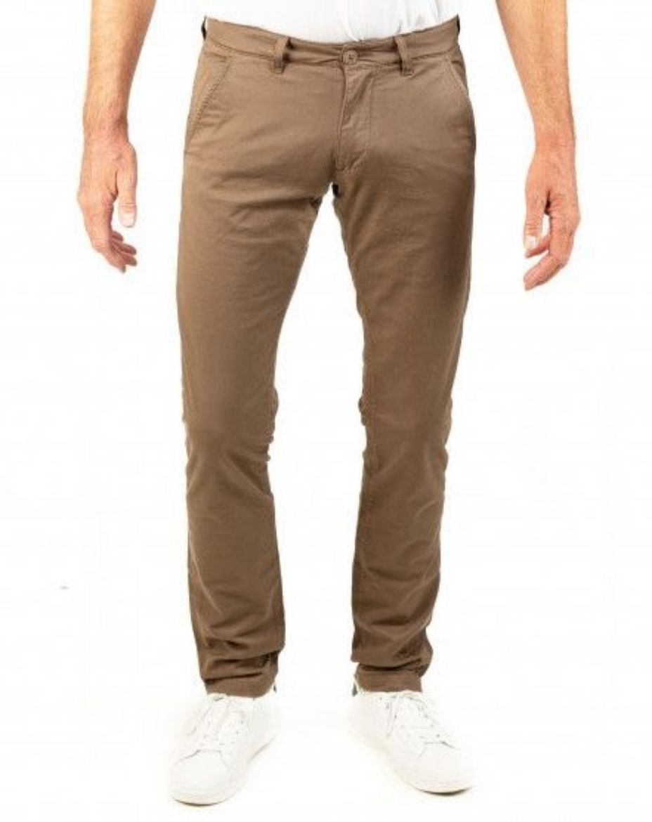 Bild von Tall Chinohose Frog L38 Inch, taupe