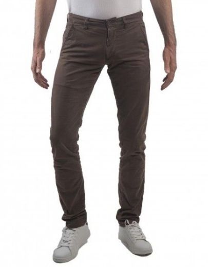 Image de Tall Pantalon Chino Frog L38 Pouces, châtaigne