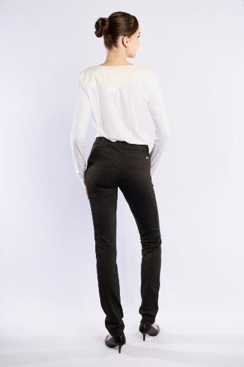 Image de Tall Pamela Jersey Pantalon à enfiler L38 pouce, noir gris minimalprint