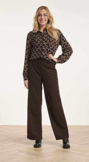 Picture of Tall Women Trouser Wool-Look Tone-on-Tone Herringbone L36 Inch