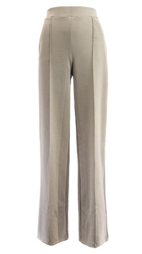 Image de Tall Pantalon Enfiler Jambe Large Longueur 37 Pouces, gris