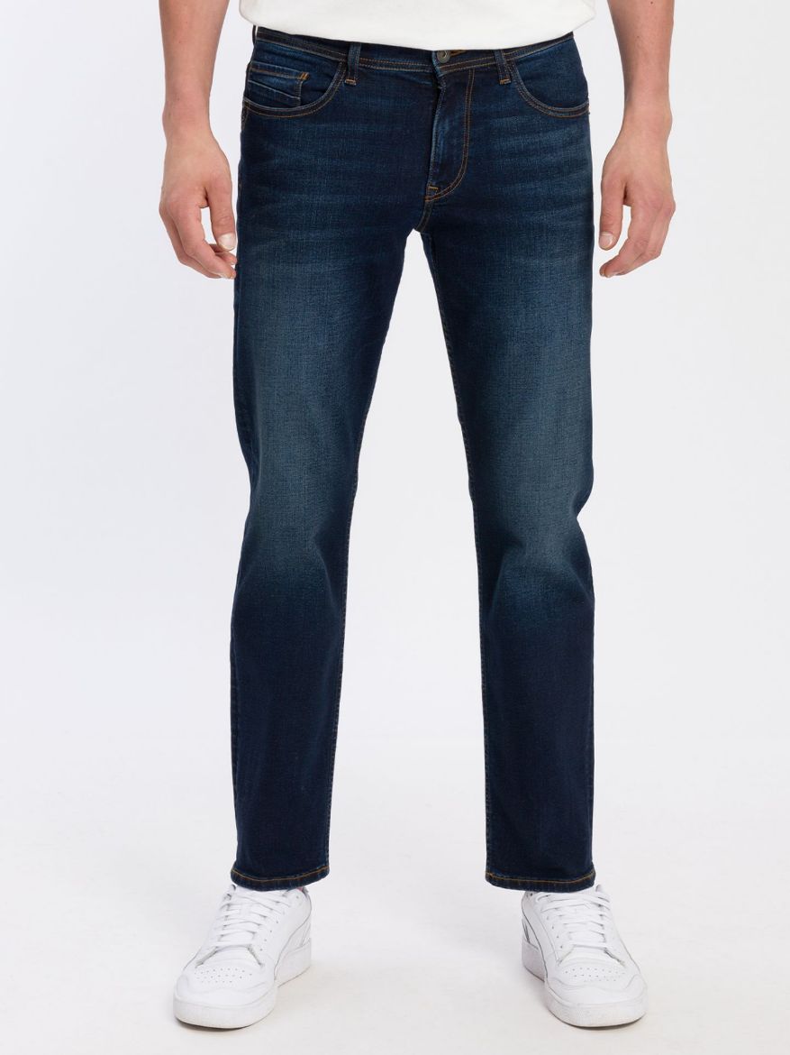 Image de Tall Hommes Jeans Antonio Relaxed Fit Longueur 36 & 38 Pouces, bleu profond