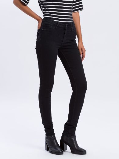 Image de Tall Femmes Jeans Alan Skinny Fit Longueur 34 & 36 Pouces, noir