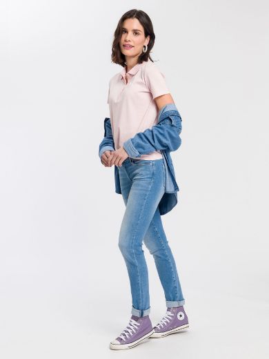 Bild von Tall Damen Jeans Anya Slim Fit L34 & L36 Inch, light blue washed