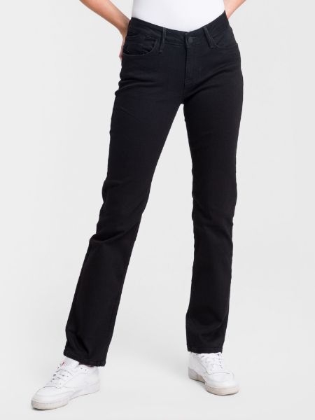 Agrandir l'image de Tall Jeans Femme Rose Straight Fit Longueur 36 Inch, noir Image de Tall Jeans Femme Rose Straight Fit Longueur 36 Inch, noir
