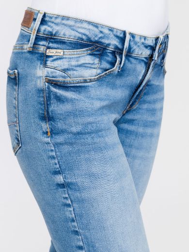 Bild von Tall Damen Jeans Rose Straight Fit L36 Inch, mid blue washed