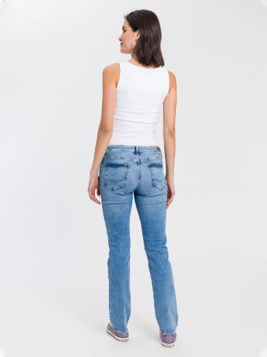 Bild von Tall Damen Jeans Rose Straight Fit L36 Inch, mid blue washed