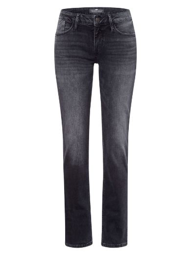 Image de Tall Jeans Femme Rose Straight Fit L36 pouce, noir usé