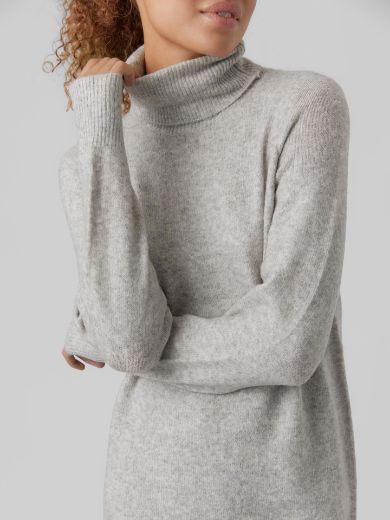 Image de Vero Moda Tall Robe  Tricot, gris clair