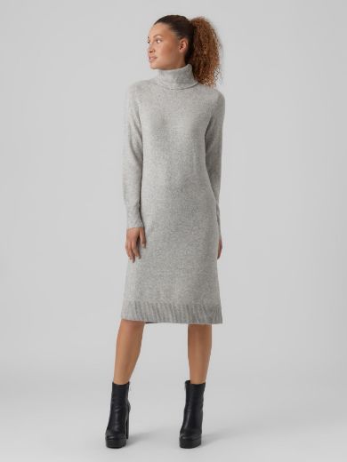 Image de Vero Moda Tall Robe  Tricot, gris clair