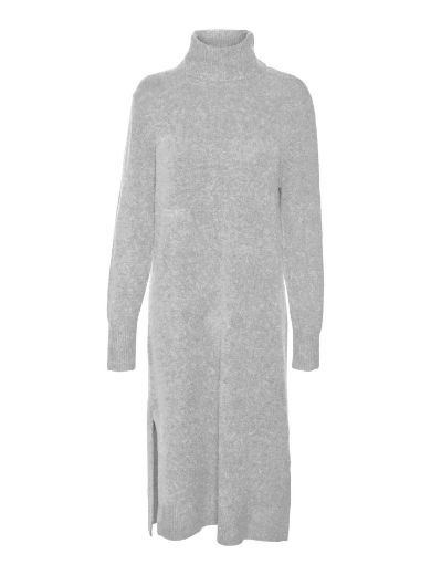 Image de Vero Moda Tall Robe  Tricot, gris clair