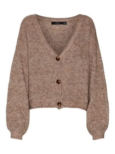 Picture of Vero Moda Tall Ladies Cardigan, beige silver mink