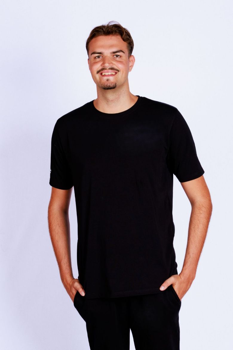 Bild von Tall Herren T-Shirt Bio Baumwolle, black