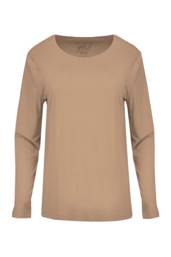 Bild von Tall Damen Langarmshirt Rundhals