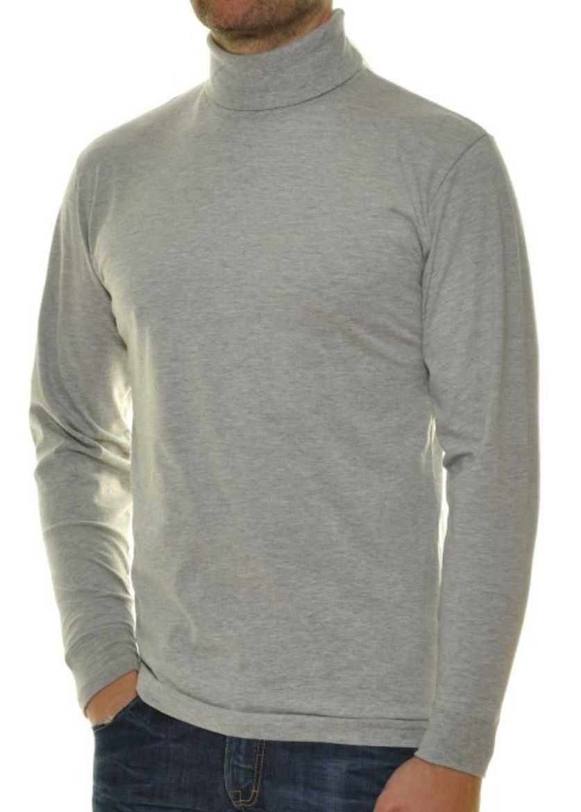 Picture of  Tall Men's Basic Turtleneck Long Sleeve T-Shirt