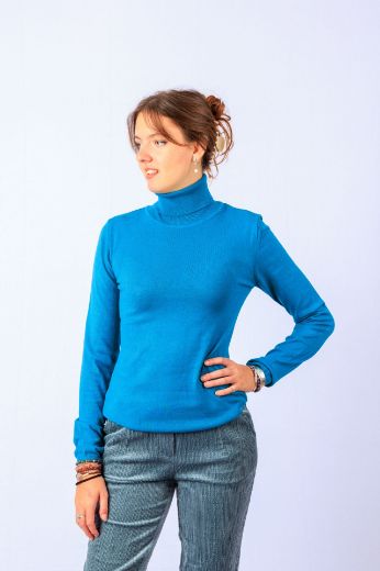 Bild von Tall Damen Feinstrick Rollkragenpullover