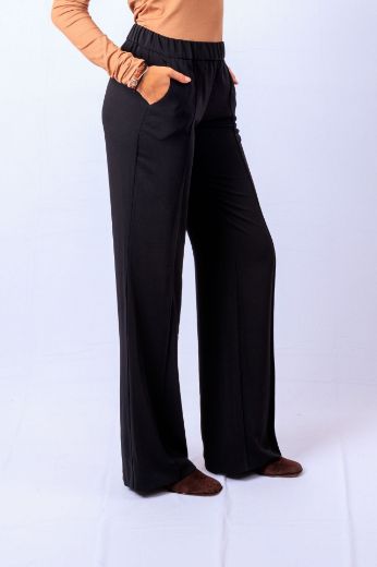 Image de Tall Pantalon Enfiler Marlene Longueur 38 Inch, noir