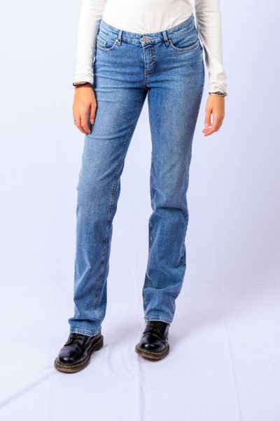 Agrandir l'image de Tall Jeans Femme Body Straight Longueur 36 Inch, bleu moyen usé Image de Tall Jeans Femme Body Straight Longueur 36 Inch, bleu moyen usé