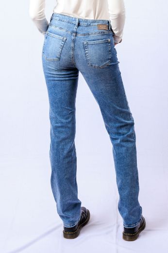 Bild von Tall Damenjeans Body Straight L36 Inch, mid blue used