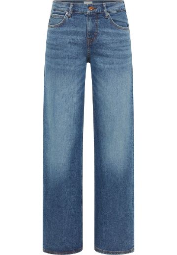 Image de Tall Jeans Femme Medley Jambe Large Longueur L36 Inch, bleu moyen lavé