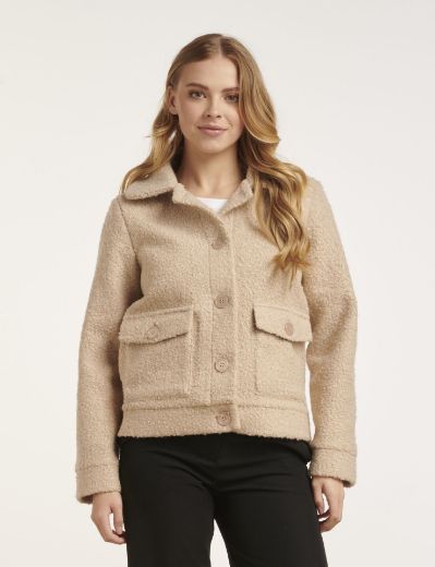 Bild von Tall Damen Kurzjacke Bouclé