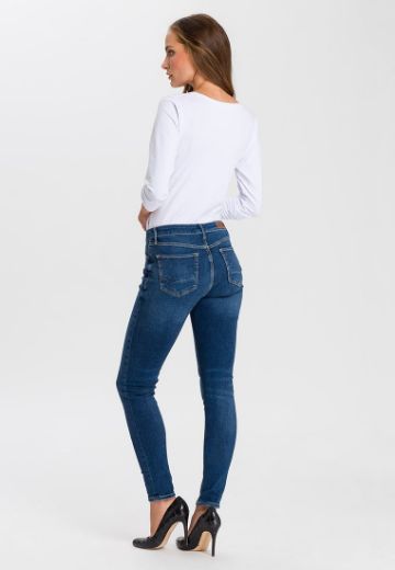 Image de Cross jean Alan skinny fit L34/L36 pouces, bleu foncé