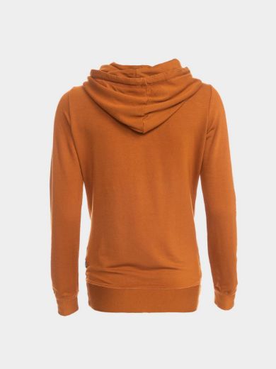 Image de Sweat à capuche Jondra en bamboo, orange foncé