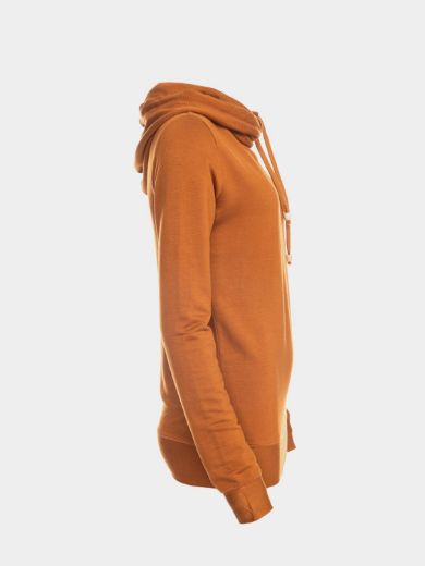 Image de Sweat à capuche Jondra en bamboo, orange foncé