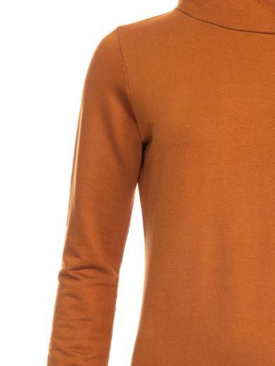 Image de Sweat à capuche Jondra en bamboo, orange foncé