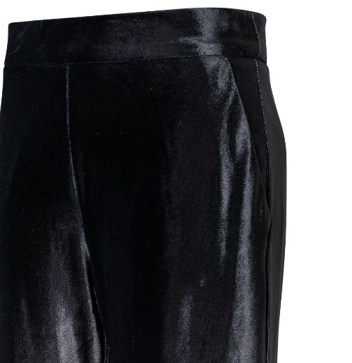 Bild von Tall Damen Chiara Velvet Luxury Weite Hose L36 Inch, black fume gradient