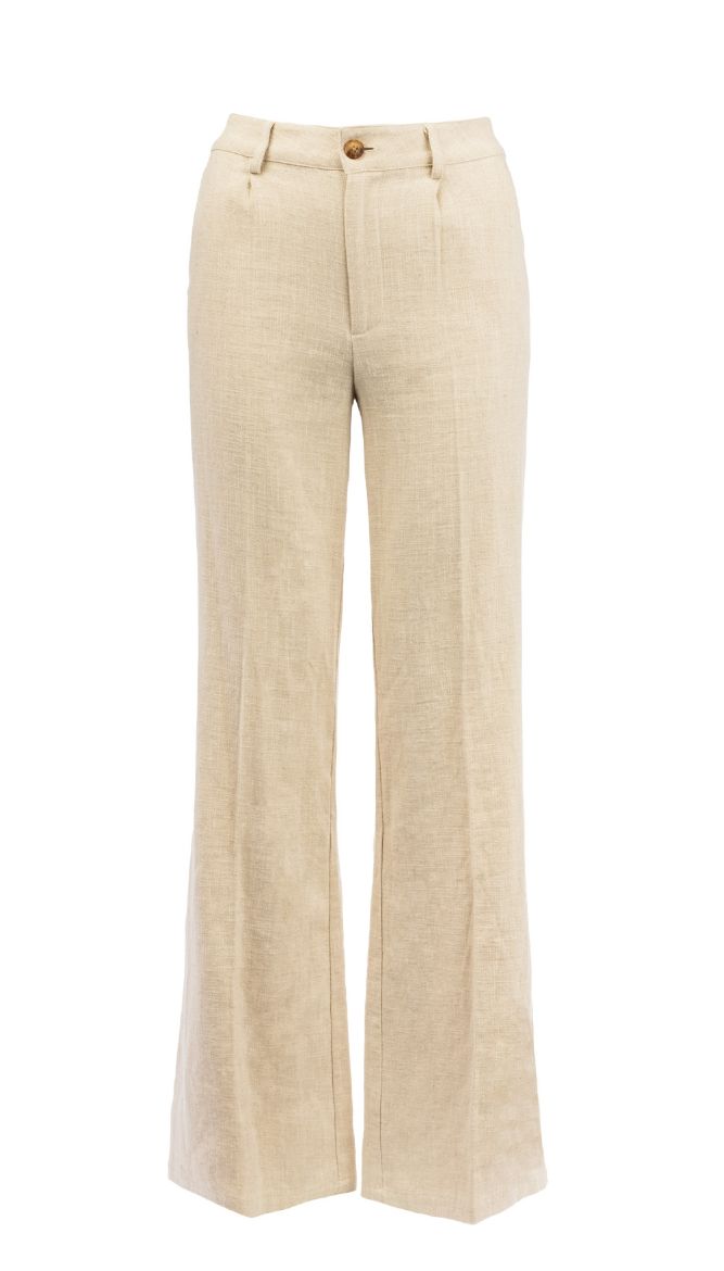 Bild von Tall Damenhose Ramie L37 Inch, beige