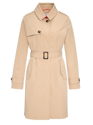 Bild von Tall Damen Trenchcoat Extra Lang, beige