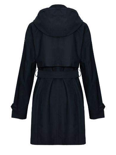Picture of Tall Women Rain Trenchcoat Extra Long, navy blue