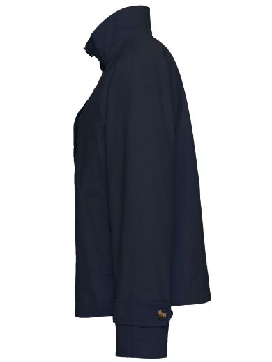 Picture of Tall Women Caban Raglan Short Jacket Cottonpeach in Long Size
