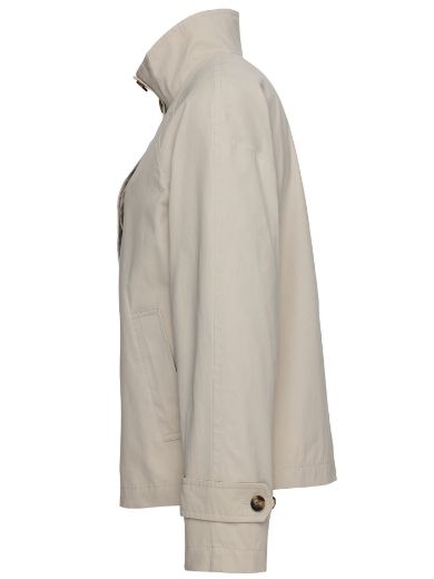 Picture of Tall Women Caban Raglan Short Jacket Cottonpeach in Long Size