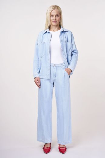 Bild von Tall Damen Jeans Marlene Wide Leg L37 Inch, blue reef