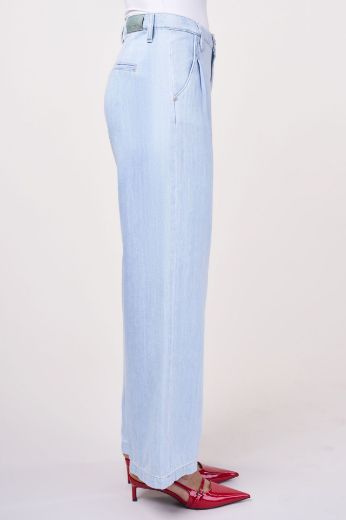 Bild von Tall Damen Jeans Marlene Wide Leg L37 Inch, blue reef