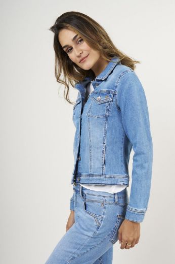 Picture of Tall Women Jeans Jacket Extra Long Sleeves