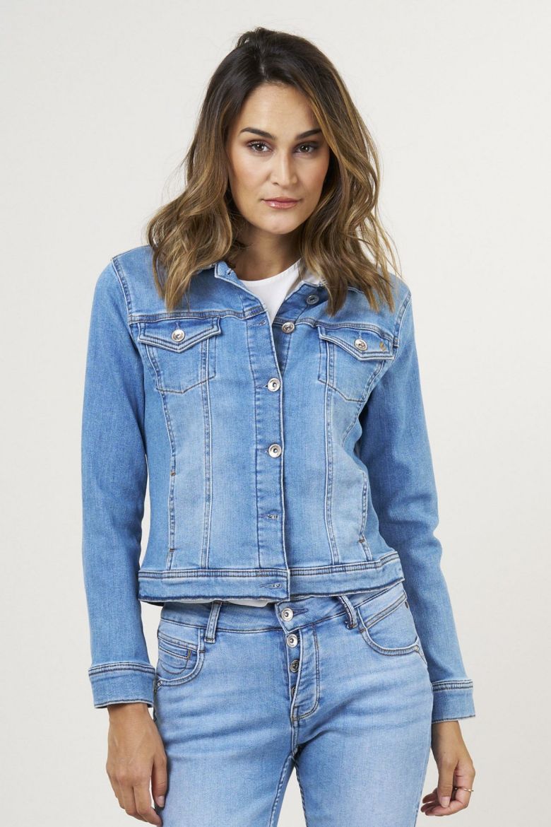 Picture of Tall Women Jeans Jacket Extra Long Sleeves