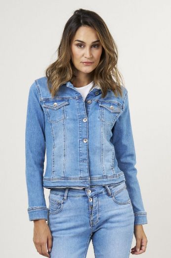 Picture of Tall Women Jeans Jacket Extra Long Sleeves