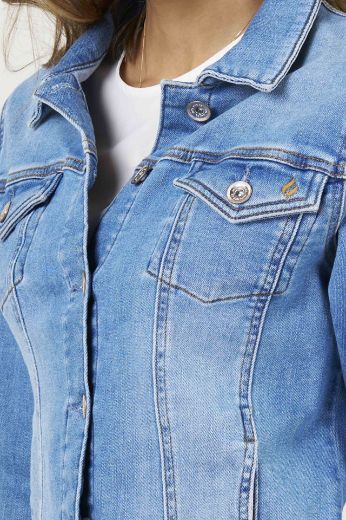 Picture of Tall Women Jeans Jacket Extra Long Sleeves