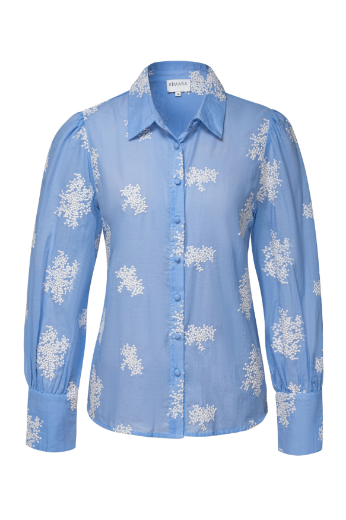 Picture of Tall Blouse Cuffs Extra Long, sky blue