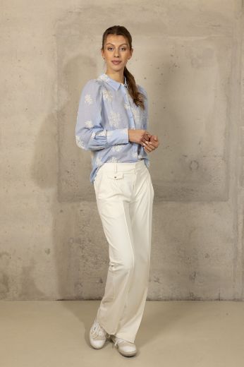 Picture of Tall Blouse Cuffs Extra Long, sky blue