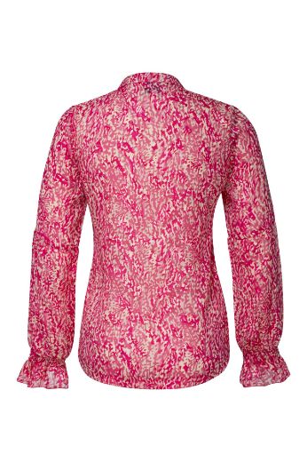 Picture of Tall Blouse Print Extra Long, pink multi-colour
