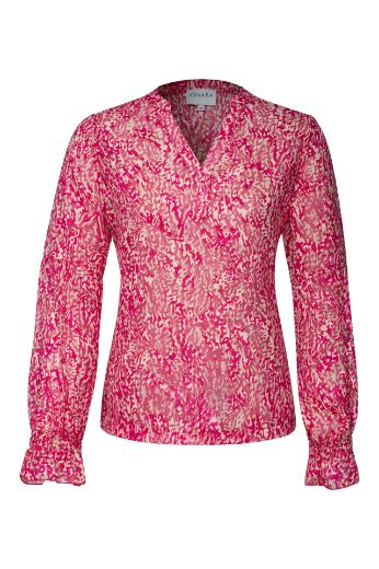 Picture of Tall Blouse Print Extra Long, pink multi-colour